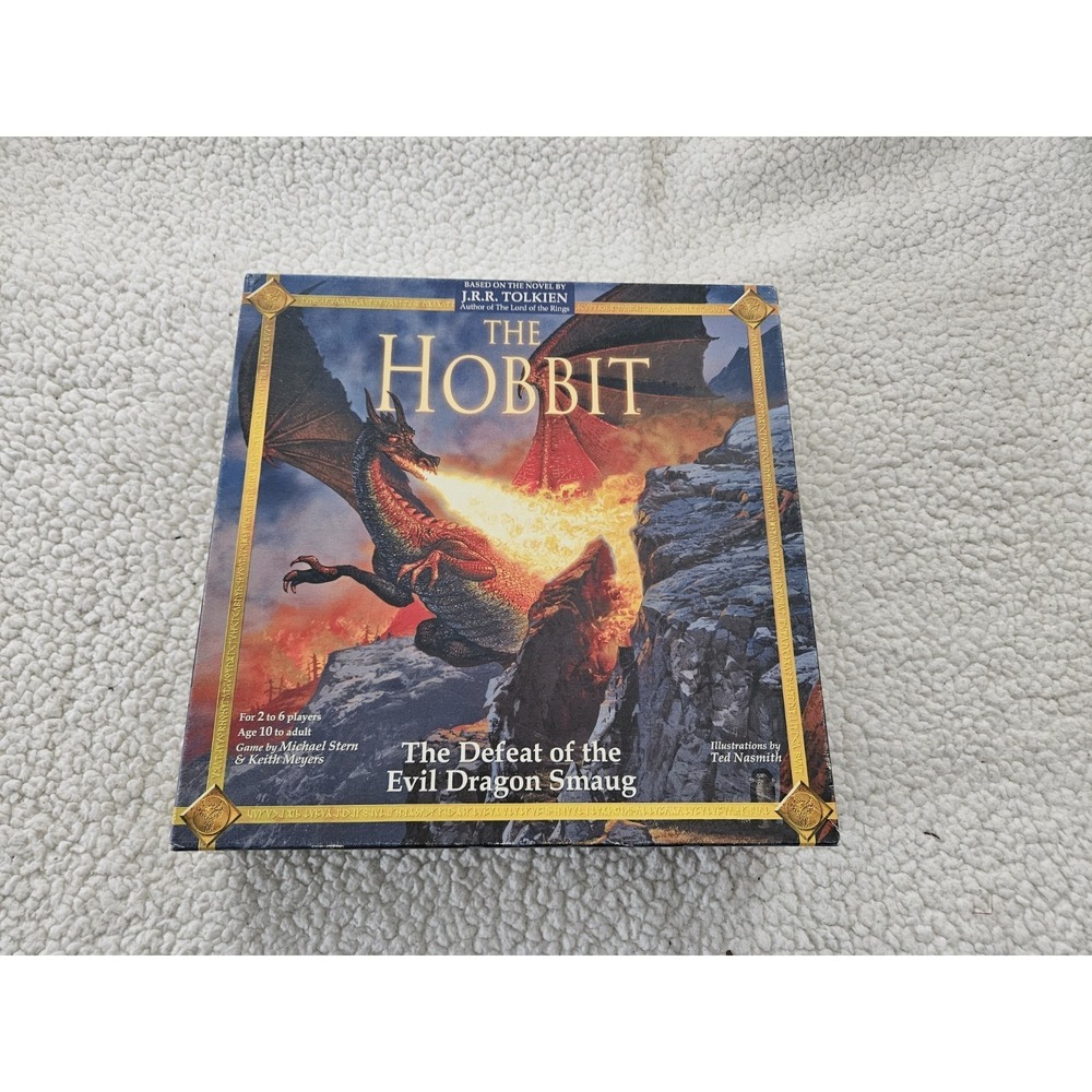 The Hobbit Board Game The Defeat Of The Evil Dragon Smaug 2001 *READ MISSING 1pc